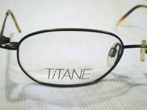 NEW TITANIUM EYEGLASSES MATTE BROWN 51-18-140