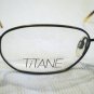 NEW TITANIUM EYEGLASSES MATTE BROWN 51-18-140
