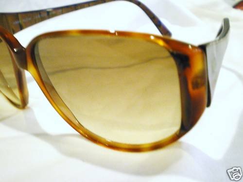 Vintage Anne Klein Sunglasses Mosaic Brown Pearl 7826