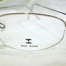 NEW RED ROSE RIMLESS TITANIUM EYEGLASSES 50-17-140