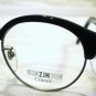 NEW KENZINTON CLASSIC ROUND EYEGLASSES BLACK PEWTER