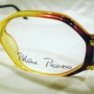 VINTAGE PALOMA PICASSO EYEGLASSES CARAMEL RED BLACK HOT