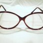 VINTAGE SIR WINSTON EYEGLASSES RED WINE 58-16 ITALY