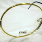NEW GIANFRANCO FERRE EYEGLASSES SILVER GOLD
