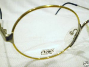 NEW GIANFRANCO FERRE EYEGLASSES SILVER GOLD