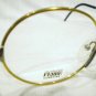 NEW GIANFRANCO FERRE EYEGLASSES SILVER GOLD