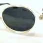 VINTAGE WEST SUNGLASSES CLEAR SILVER SPRING HINGES