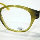 NEW GIANNI VERSACE EYEGLASSES OLIVE CARAMEL MOD.V56