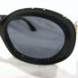 VINTAGE CHAGALL  SUNGLASSES BLACK GOLD LIMITED ITALY