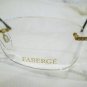NEW FABERGE 3 PIECE RIMLESS EYEGLASSES GOLD GERMANY