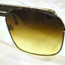 VINTAGE CAZAL DMC SUNGLASSES MOSAIC GRAY GOLD W.GERMANY