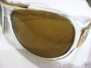 NEW PAL ZILERI SUNGLASSES WRAPAROUND CLEAR MADE ITALY