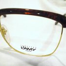 VINTAGE LAMY ELITE EYEGLASSES DARK BURGUNDY GOLD