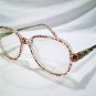 NEW CHILDREN BLUE CONFETTI EYEGLASSES SPRING HINGES