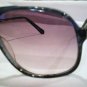 VINTAGE RAINBOW AVIATOR SUNGLASSES GRAY BLUE MADE ITALY