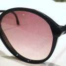 VINTAGE JACQUES FATH SUNGLASSES BLACK WITH GOLD TRIM