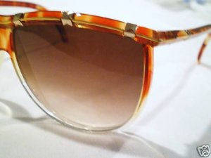 VINTAGE LEONARD SUNGLASSES MOD.DEPOSE RED CLEAR