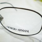 NEW GIORGIO ARMANI EYEGLASSES  BROWN 49-19-135