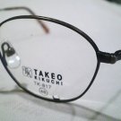 NEW TAKEO KIKUCHI EYEGLASSES PEWTER 48-20-135
