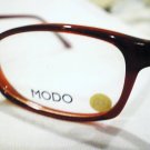 NEW MODO EYEGLASSES 46X17X143 BURGUNDY