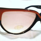 VINTAGE CHRISTIAN DE ROZ SUNGLASSESES BLACK RED UNIQUE