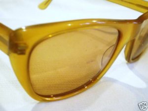 VINTAGE CALVIN KLEIN BLOND AMBER SUNGLASSES MOD.CK12