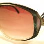 VINTAGE JACQUES FATH SUNGLASSES  CLEAR MULTICOLOR REAR