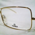 NEW FENDI EYEGLASSES GOLD 53-17-135 MOD.VL7321