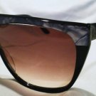 VINTAGE CHRISTIAN DE ROZ EYEGLASSES SILVER PEARL BLACK