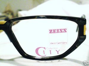VINTAGE CARL ZEISS EYEGLASSES MULTICOLOR BLACK 56X13