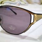 VINTAGE LAURA BIAGITTI SUNGLASSES BLACK GOLD UNIQUE