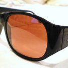 VINTAGE ENRICO COVERI SUNGLASSES BLACK UNIQUE MOD.704