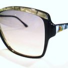 VINTAGE JR SCHERRER PARIS LARGE SUNGLASSES BLACK GREY