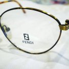 VINTAGE FENDI EYEGLASSES TORTOISE ANTIQUE GOLD LIMITED