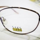 NEW SAKS FIFTH AVENUE EYEGLASSES 52-17-135 BRONZE