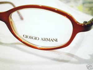 NEW GIORGIO ARMANI EYEGLASSES MOD.2010 47-17-130 RED