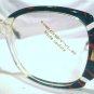 VINTAGE NEOSTYLE EYEGLASSES GREEN RED CLEAR RHINESTONE