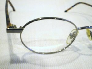 VINTAGE ILLUSIONS BY IGNUTS EYEGLASSES SILVER TORTOISE