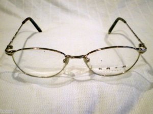 NEW KATA EYEGLASSES SILVER 52-16-145