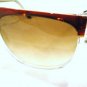 Vintage JEAN PIERRE LAMY SUNGLASSES BURGUNDY GOLD CLEAR