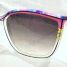 Vintage LEONARD SUNGLASSES RAINBOW  CLEAR GOLD LEO3