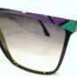 Vintage MADE IN FRANCE SUNGLASSES PURPLE GREEN BLACK