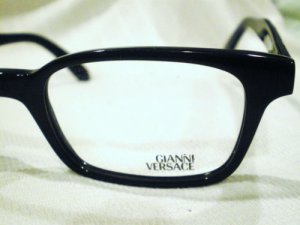 NEW GIANNI VERSACE EYEGLASSES  BLACK MOD.V55