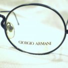 VINTAGE GIORGIO ARMANI EYEGLASSES METALLIC BLUE MOD247