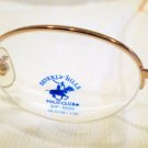 VINTAGE POLO CLUB RIMLESS EYEGLASSES GOLD 48-19-135