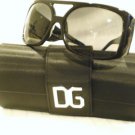 NEW Dolce Gabbana 4018B Sunglasses BLACK SILVER 61-16