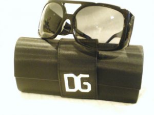 NEW Dolce Gabbana 4018B Sunglasses BLACK SILVER 61-16