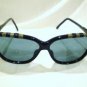 Vintage EMMANUELLE KHANH SUNGLASSES BLUE SNAKE TRIM