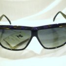 VINTAGE COURREGES SUNGLASSES PURPLE GOLD BLACK MOD.9077