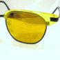 VINTAGE REPORTER JAPAN SUNGLASSES PEARL YELLOW